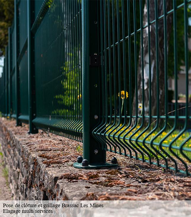 Pose de clôture et grillage  brassac-les-mines-63570 Elagage multi services